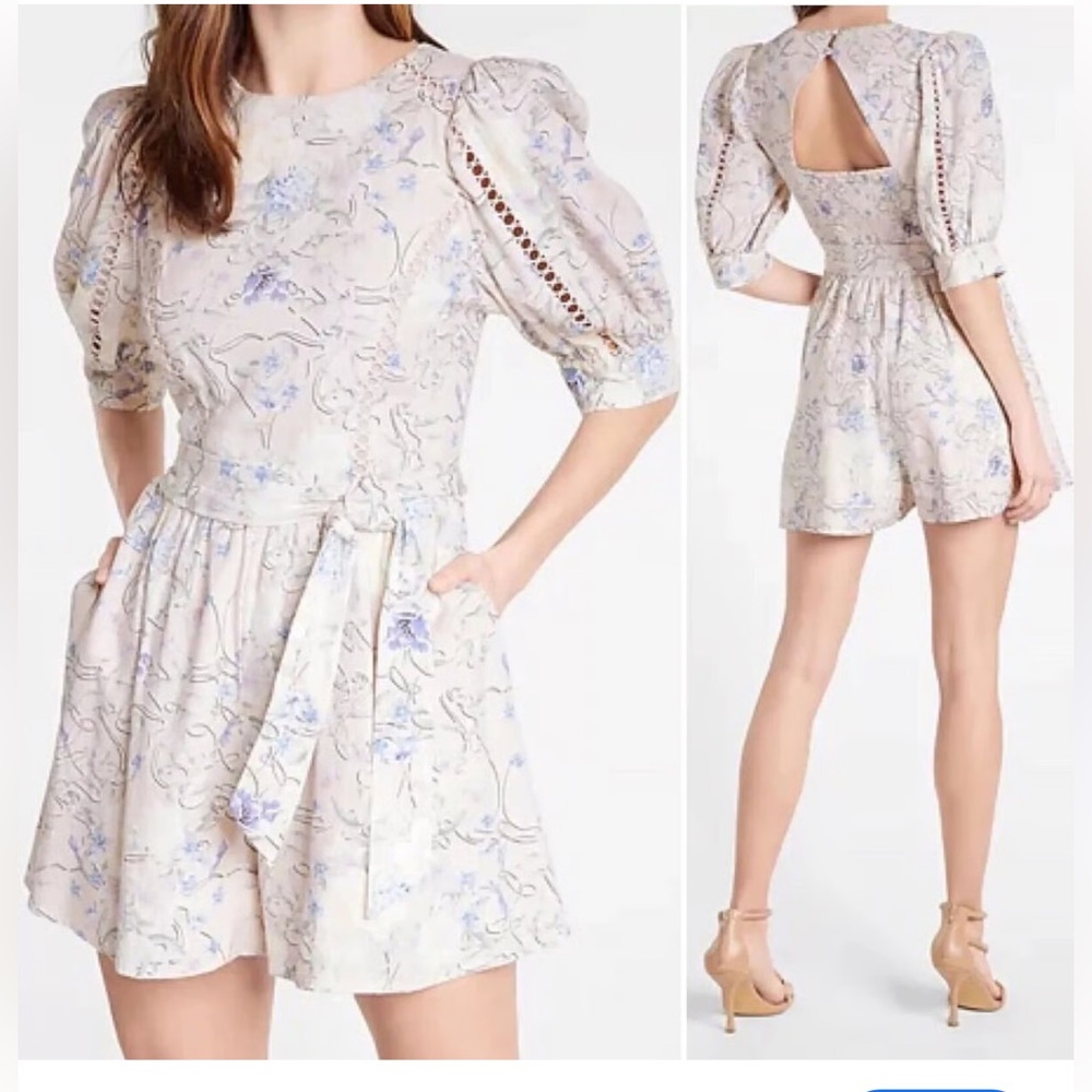 Express Pastel Floral Romper